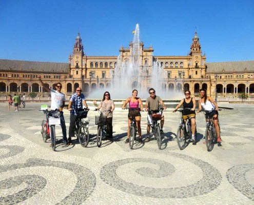 Bike tour Plaza de Espana